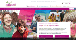 Desktop Screenshot of adapei41.com